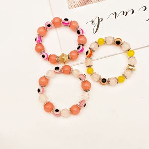 Fashion Beaded <b>Bracelet</b> Resin <b>Ball</b> Shape Unisex Jewelry Style 1 Style 2 Style 3 Elastic Adjustable <b>Bracelet</b> - Product Image 1