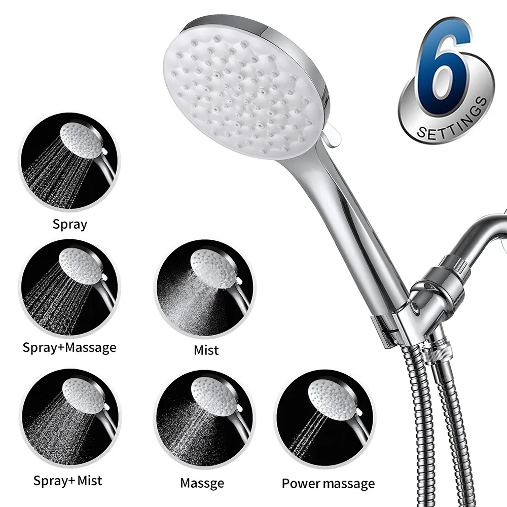 Hot Selling Hand Douche Set Mutil-Functie Ronde Regendouche Badkamer Huishouden