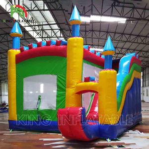 <span class=keywords><strong>Castillo</strong></span> hinchable con tobogán, inflable, barato - Product Image 1