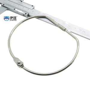 Anillas de Encuadernación EWANG en Forma de D, de Hierro Plateado, con Cierre de Rosca, Fáciles de Organizar - Product Image 1