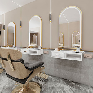 Specchio a Parete a Figura Intera con Illuminazione LED, Specchio da Parete di Grandi Dimensioni, Adatto per l'Uso in Saloni di Bellezza, Bagni e Hotel - Product Image 5