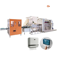 Machine automatique de pliage en Z pour serviettes en papier, machine à serviettes de toilette, laminage par colle pour serviettes en papier N-Fold