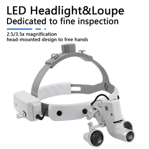 Lámpara de Aumento Médica de 5W con Lupa Binocular 2.5X 3.5X para <span class=keywords><strong>Laboratorio</strong></span> Dental - Product Image 4