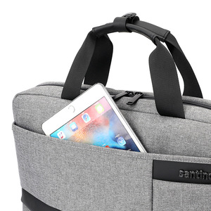 New Unisex Soft Fashion Custom Logo Portable 15.6 Waterproof Tote <b>Computer</b> Oxford Inner Crossbody Laptop Messenger <b>Bag</b> - Product Image 5