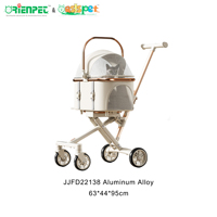 ORIENPET & OASISPET Poussette pliable pour animaux de compagnie avec panier amovible JJFD 22137 Produits pour animaux de compagnie