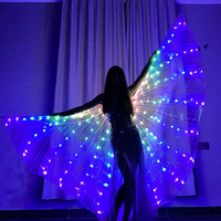 Ailes de papillon lumineuses LED très vendues pour enfants, cape de papillon, ailes d'ange lumineuses