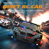 Voiture télécommandée RC Drift à l'échelle 1:24 2,4 GHz, voiture de course RC 4x4 2,4 GHz avec lumières LED intégrées pour enfants