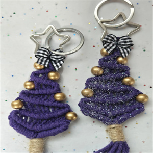 Decorazioni Natalizie in Macramè Personalizzate, Ornamenti Boho Fatti a Mano per Albero di <span class=keywords><strong>Natale</strong></span> - Product Image 5