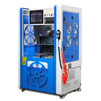 Vertical Mobile Automatique Véhicule CNC Alliage Jante Réparation Tour DCM28P-M Mag Jante Diamant Coupe Réparation Machine