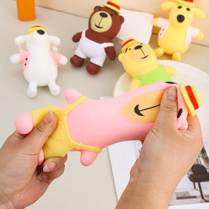 Jouet Squishy Ourson Chiot Cartoon, Jouet à Presser Doux Anti-Stress Sensoriel pour Enfants et Adultes - Product Image 4