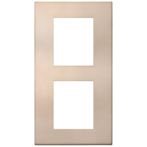 Placca da parete verticale in bronzo 4M, 2 moduli, lunghezza 16,6 pollici, larghezza 9,2 pollici, altezza 1,7 pollici - Product Image 1