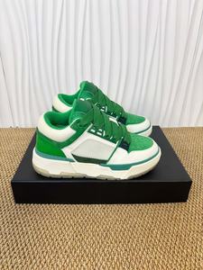 Zapatos de Diseñador de Lujo Estilo 2025, Zapatos Casuales de Cuero y Goma Verdes y Blancos para Hombre, Zapatos de Diseñador Coach Amiry para Hombre - Product Image 2