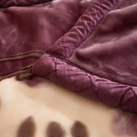 Couverture en tricot Raschel luxueuse, chaude et douce, couvertures pour l'hiver 8 kg, lit double 2 plis, couverture en fourrure de vison coréenne pour l'hiver