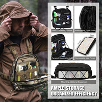 Sac de poitrine de chasse à dégagement rapide, harnais porte-outils, sac de rangement frontal compact pour la randonnée et le scoutisme