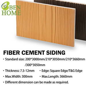 Revêtement <span class=keywords><strong>composite</strong></span> en <span class=keywords><strong>ciment</strong></span> à grain de bois anti-décoloration, <span class=keywords><strong>bardage</strong></span> mural extérieur durable pour appartements, maisons et bâtiments commerciaux - Product Image 4