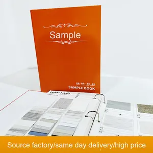 Reliures à anneaux A4 personnalisables, échantillons de tissus et de cuir, livres d'échantillons de couleurs - Product Image 2