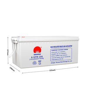 Batería de Gel AGM de Ciclo Profundo a <span class=keywords><strong>Precio</strong></span> de Fábrica, 12V 200Ah 120Ah, Batería de Plomo-Ácido Recargable para Sistema Fotovoltaico de Panel Solar - Product Image 6