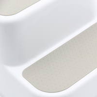 Chaise d'apprentissage à la propreté pour enfants, tabouret à deux marches en plastique moderne pour salon, avec poignée souple
