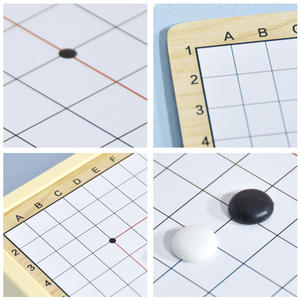 Jeu d'échecs en lucite de luxe personnalisé avec pièces en bois Jeu de bureau extérieur nuit original Échiquier personnalisé - Product Image 3