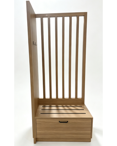 Perchero <span class=keywords><strong>de</strong></span> <span class=keywords><strong>Madera</strong></span> Ecológico con Cajón y Ganchos para Abrigos, Multifuncional y Moderno para Hoteles <span class=keywords><strong>de</strong></span> 4-5 Estrellas - Product Image 1