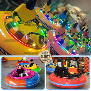Interactive LED Light <b>Inflatable</b> Bumper <b>Cars</b> - Night Operation - Product Image 3
