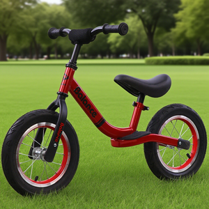 Vélo d'équilibre pour enfants de 12 pouces <span class=keywords><strong>avec</strong></span> moteur <span class=keywords><strong>électrique</strong></span>, pour les 2-3 ans/4-6 ans, disponible en rouge, rose, vert, café, pour la conduite à deux roues des bébés - Product Image 4