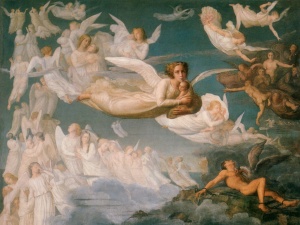 Mural de Mitología Clásica Personalizado, para Sala de Estar, Papel Tapiz Impermeable sin Costuras - Product Image 1