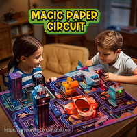 Jeu éducatif EPT Noveltier Montessori Lighting Future Urban Magic, circuit imprimé en papier, jouet de bricolage, jouets scientifiques et d'ingénierie pour enfants