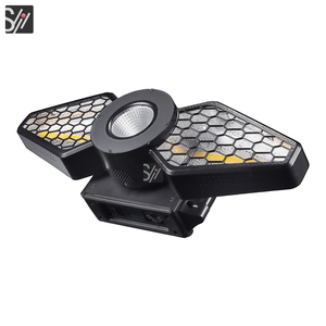 Dj Disco Stage luci di colore dorato lavaggio pannocchia RGBW Led due foglie 3 in1 <span class=keywords><strong>Retro</strong></span> Dj Light per Party Music Dance - Product Image 1