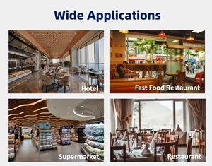 Barbecue électrique <span class=keywords><strong>professionnel</strong></span> Chefwin Hotel, <span class=keywords><strong>grill</strong></span> en <span class=keywords><strong>pierre</strong></span> <span class=keywords><strong>de</strong></span> <span class=keywords><strong>lave</strong></span> pour cuisine - Product Image 5