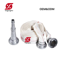 Vente directe usine – Tuyau d'incendie simple gaine 40mm 65mm avec revêtement PU/caoutchouc et raccords BS/Storz/NST pour la lutte contre l'incendie
