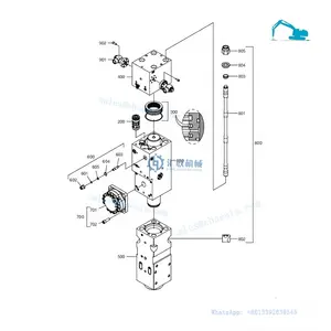 قطع غيار أسطوانات المطرقة الهيدروليكية, HB10G HB15G HB20G HB30G 20402 قطع غيار أسطوانات مطرقة هيدروليكية لـ فوروكاوا كسارة الرأس الأمامي - Product Image 6