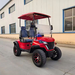 Voiturette de golf électrique certifiée CE, 4 roues, 3-4 places, freins à tambour avant et arrière, 30-50 km/h - Product Image 1