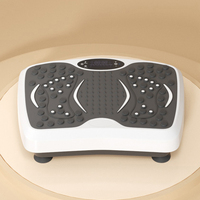 Mini plaque vibrante d'exercice en ABS avec fonction de massage, 99 niveaux de vitesse, musique, vibrations de 5 mm pour le fitness à domicile