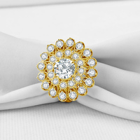 Luxus Original 10 Karat Pure Gold Round Cut D Farbe 1CT Cluster Moissan ite Flower Doppel Halo Verlobung sring Ehering für Frauen
