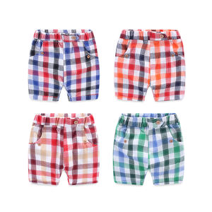 Shorts d'été colorés à carreaux pour bébés, fabriqués en Chine - Product Image 1