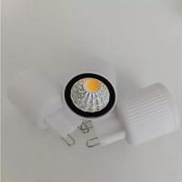 Nouveau produit Base de corps en céramique led lentille réflecteur à 15/24/36 degrés 3000K 3W G9 ampoule led