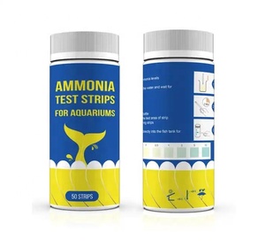 Ammoniakstikstof Teststrip <span class=keywords><strong>Aquarium</strong></span> Voor Tank Zoet Water En Zeewater 30 Seconden!