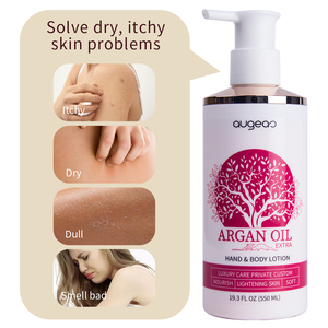 Lotion réparatrice pour le corps à l'extrait d'huile d'argan, hydrate les peaux sèches et irritées, parfum longue durée, lissage de la peau, lotion pour les mains et le corps - Product Image 2
