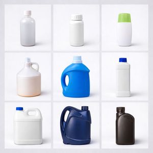 HDPE 병 블로우 성형기 (1L 오일 샴푸 화학 용기 생산용, 자동 운영 시스템 포함) - Product Image 6