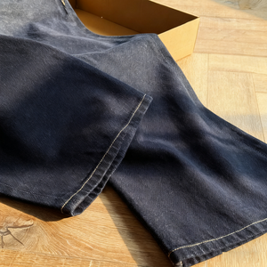 Retro Giản Dị Hàng Ngày Mặc Cổ Điển Nguyên Liệu Denim Jeans Cho Nam Giới Xác Thực <span class=keywords><strong>Selvedge</strong></span> Denim Thẳng Cắt Cổ Điển Quần Áo Lao động Jeans - Product Image 4