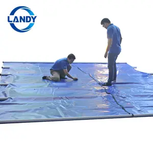 Winter cover made by PVC 0.5mm 630G Solid PVC Swimming Pool Safety Cover for Outdoor Swimming Pools