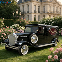 Cercueil électrique personnalisé au design moderne, chariot funéraire à 4 roues pour le transport de cercueils