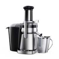 Nouveau modèle d'extracteur de jus avec écran numérique pour une utilisation domestique 4 en 1 : presse-agrumes/mixeur/broyeur/hachoir
