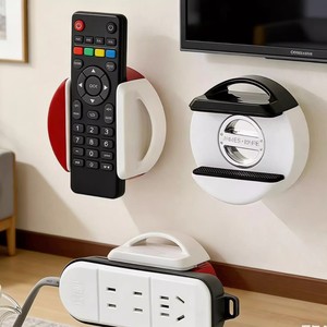 Suction Cup Power Strip Holder Wall Mount With <b>Remote</b> <b>Control</b> <b>Socket</b> For Cables Eco Friendly Polypropylene Material - Product Image 3