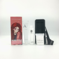 PURESTYLE Tailandia Venta caliente Orgánico No alérgico Sin amoníaco Tinte para el cabello Crema Natural Permanente Conjunto de tinte para el cabello