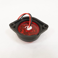 Feux de gabarit latéraux LED rouges étanches de 3 pouces pour camions, remorques et bus