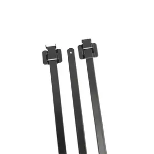 2023 201 304 316 manufacturer direct sale of PVC Coated SS Cable Ties-Releasable Type