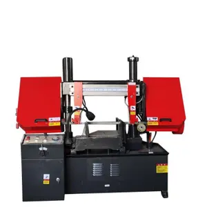 500MM CUTTING automatic cnc large angle band sawing machine industrial muti metal band saw machine for sale