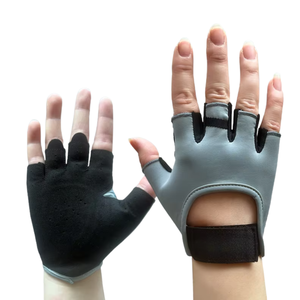 Custom Logo Breathable Unisex Gym <b>Gloves</b> for <b>Weight</b> Lifting and Cycling-Wholesale Fitness Protection Half <b>Gloves</b> - Product Image 6